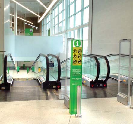 ASDA in Andover makes use of Stannah's ST moving walkways