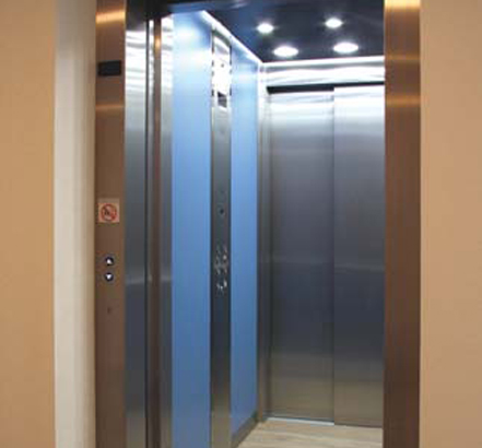 Passenger lifts from Stannah, in-situ at the Scarlet Hotel in Cornwall