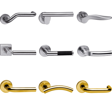 A selection of Intersteel, Ital, Interbrass lever handle designs