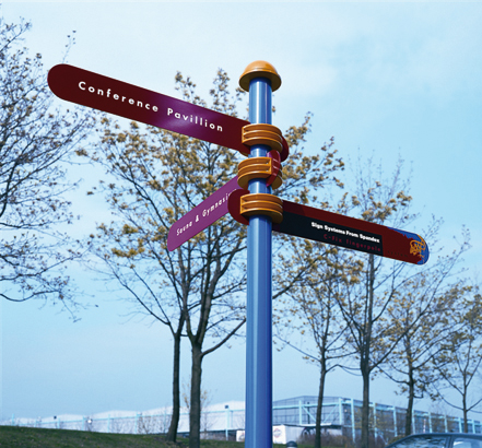 C-FIX system, a refreshing modern approach to “fingerpost” signs