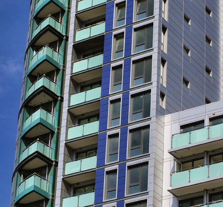 Isokorb<sup>®</sup> thermal break modules from Schöck, installed for the Athena Building in Stratford