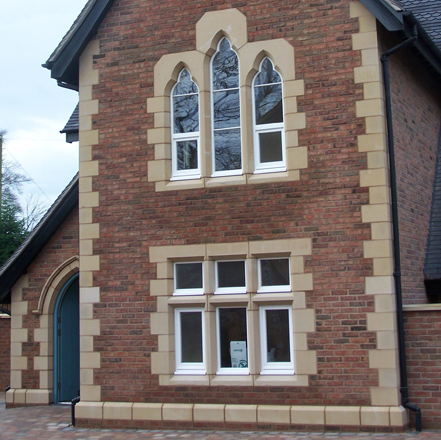 Ilam Stone used an Auto-CAD system to draw the windows