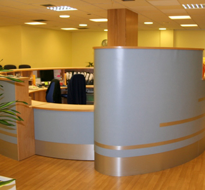 Bournemouth Hospital Outpatients Reception Counter
