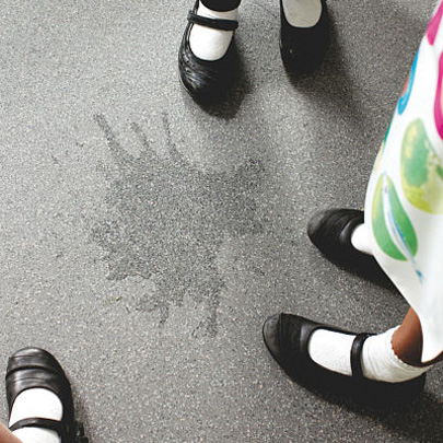 Slip-resistant safety flooring