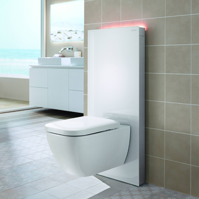 Let there be light whatever the hour, with Geberit Monolith Plus