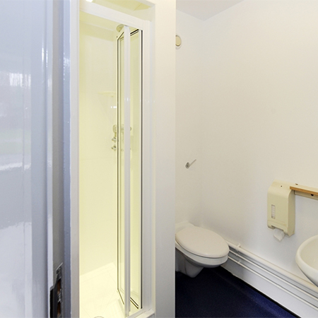 Shower cubicles for Loughborough University