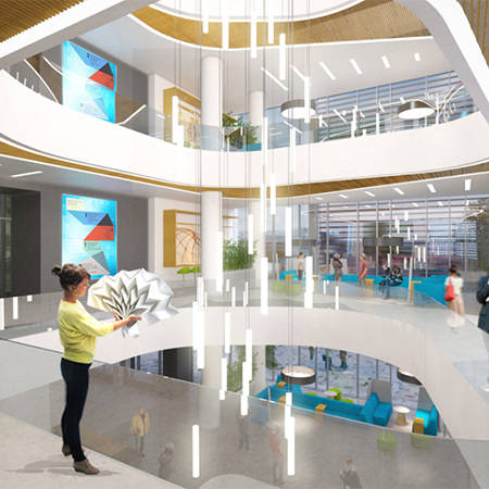 Underfloor air conditioning for new build HQ