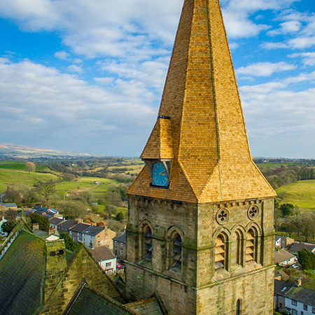 Shingles in-spire Church renovation