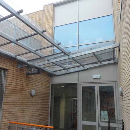 Bespoke canopy system for Moreland Primary School
