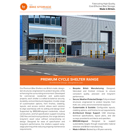 Premium Bike Shelters Mini Brochure