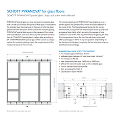 SCHOTT PYRANOVA® for glass floors