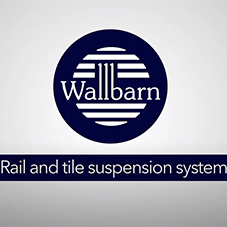 How to lay porcelain tiles using the Wallbarn rail system