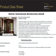 Royal Nostalgia Revolving Doors
