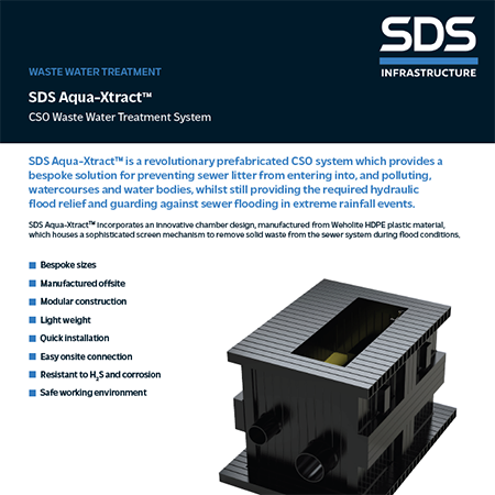 SDS Aqua-XtractTM CSO Waste Water Treatment System