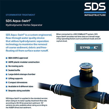 SDS Aqua-Swirl® Hydrodynamic Vortex Separator
