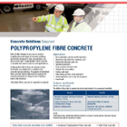 CEMEX Readymix Polypropylene Fibre Concrete