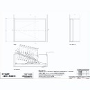 Premier Loft Ladders 800 x 525 Supreme Standard - CAD Drawing