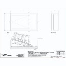 Premier Loft Ladders 900 x 525 Supreme Standard - CAD Drawing