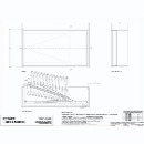 Premier Loft Ladders 1000 x 525 Supreme Standard - CAD Drawing