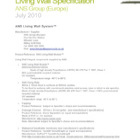 ANS Living Wall System Specification