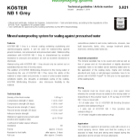 Koster NB1-Grey
