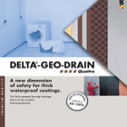 Delta Geo Drain Quattro - External drainage and protection membrane