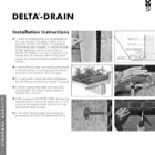 Delta Drain Installation