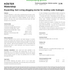 Koster Waterstop
