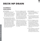 Delta NP Drain Installation
