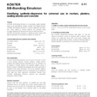 Koster SB Bonding Emulsion