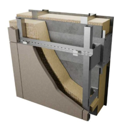 Stone.covering Vertically Stacked Secret Fix Facade System