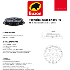 Technical Datasheet PB01 28-42mm