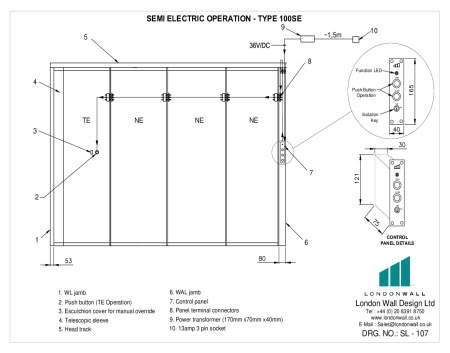 SL-107 Semi Electric Operation - Type 100SE