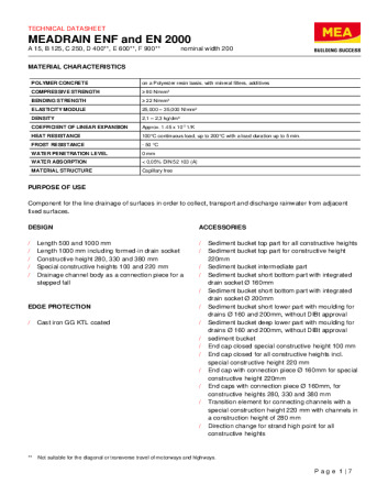 MEADRAIN ENF & EN 2000