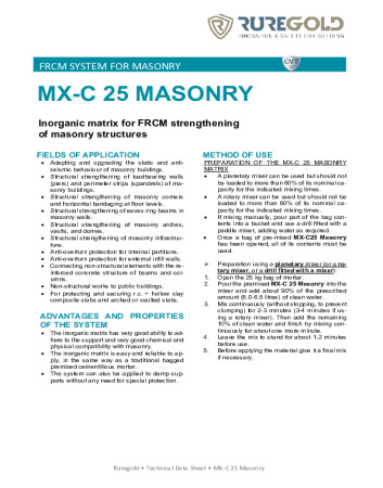 MX-C 25 Masonry