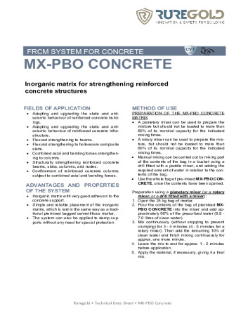 MX-PBO Concrete