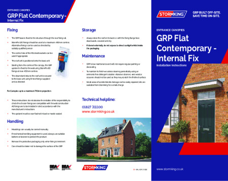 GRP Flat Contemporary -  Internal Fix