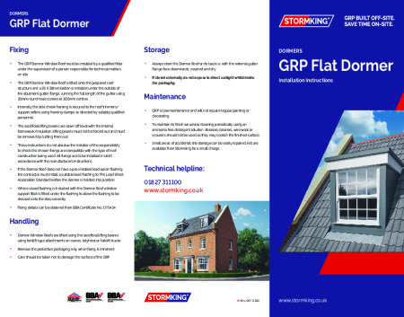 GRP Flat Dormer