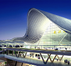 Natural smoke ventilation system, installed at Wuhan Railway Station in China