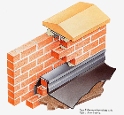 Type P Cavitray for parapet walls