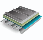 Alkordesign profile finish gives appearance of standing seam