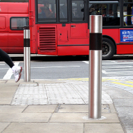 FURNITUBES Transport stainless steel bollard Wimbledon London