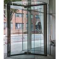 Crystal Tourniket Revolving Door