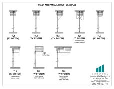 SL-101 Track and panel layout - Examples