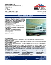 BBA Agrément Certificate 94/3010 Newton 803 Newtonite