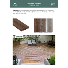 Thermo Ash Grad Decking