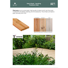 Thermo Pine Grad Decking