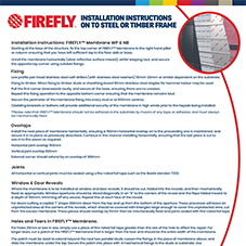 FIREFLY™ ™ MEMBRANE WP Installation Manual