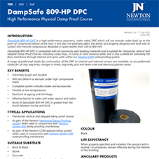 Newton 809-DPC High Performance Physical Damp Proof Course