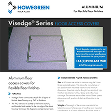 Visedge® Flexible Floor Access Cover Tech Datasheet